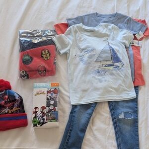 Lot Of Size 4 Boys Clothing 7 Items NWT